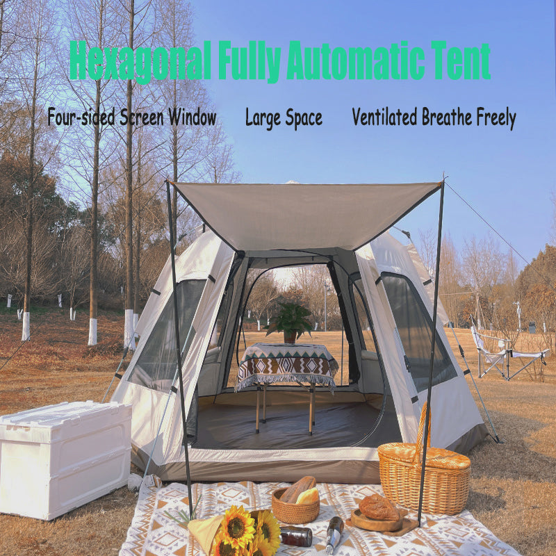 Automatic Pop up tent camping for 3-8 person – yumecamping
