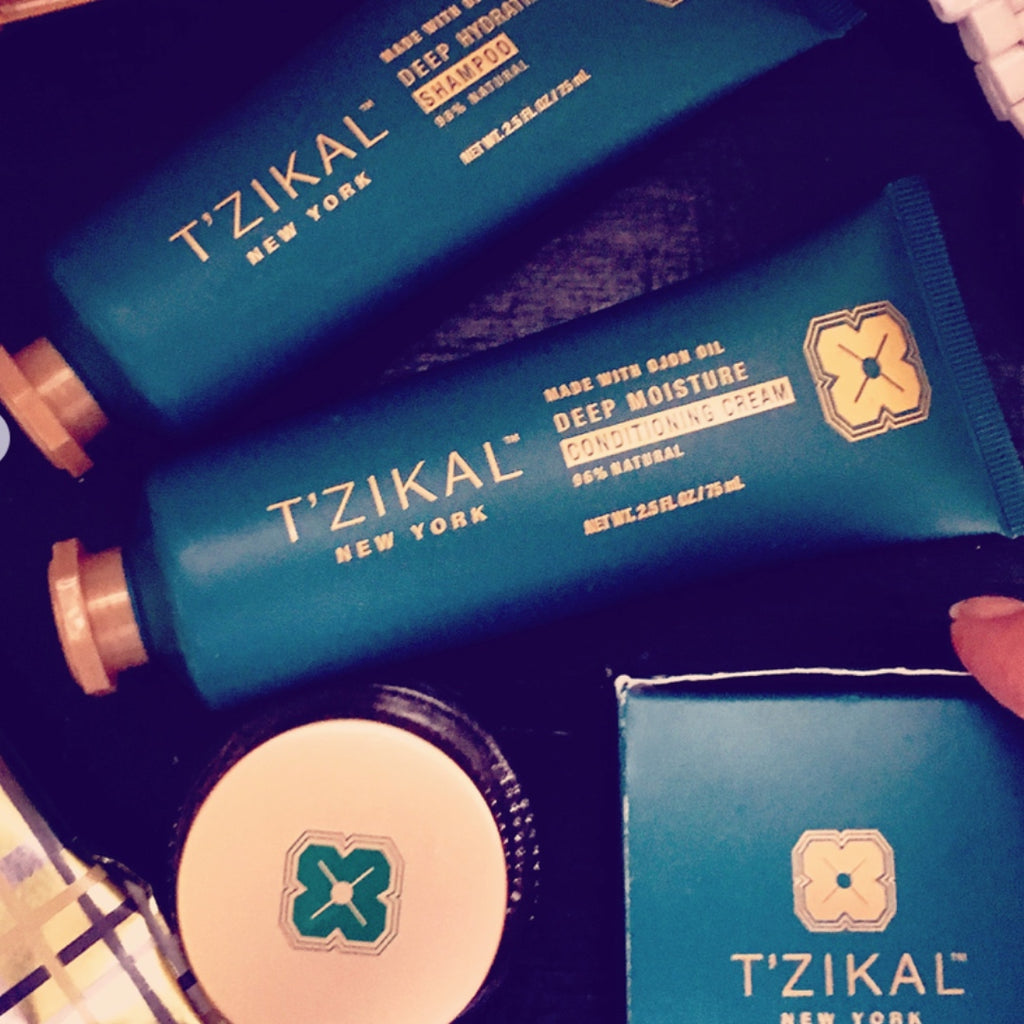 T'zikal Unboxing All Natural Haircare with ojon Oil rejuvenation project Madison Jayne Salters
