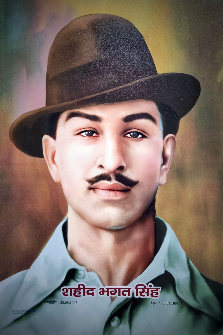 Shahid Bhagat Singh Poster (Pack of 2) – Tathagat LIVE