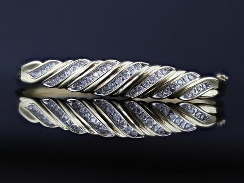Get the 2019 Oscar Look - Estate Diamond Bangle Bracelet