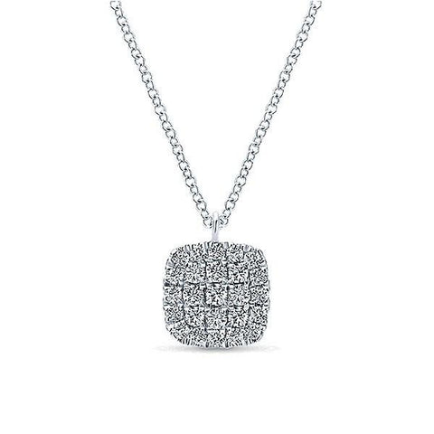 Get the 2019 Oscar Look - Cushion Shaped Diamond Necklace