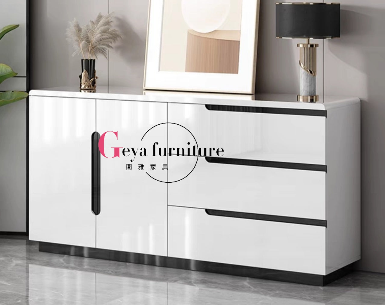 Sijpelen leeftijd Gedragen GY-8751 Simple Modern Multipurpose Cabinet Sideboard Storage Cabinet