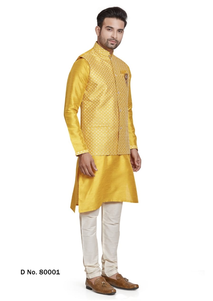 Kurta Pajama with Modi Koti Dno. 80001 – Anant Tex Exports Private ...