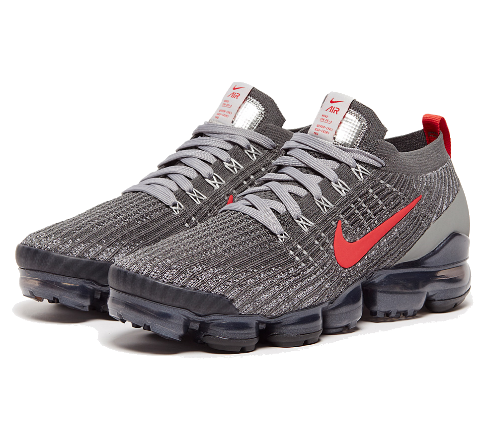 vapormax flyknit 3 grey and red