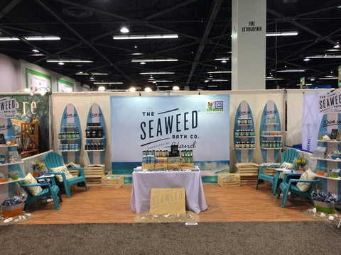 The Seaweed Bath Co.'s  Products exhibition.