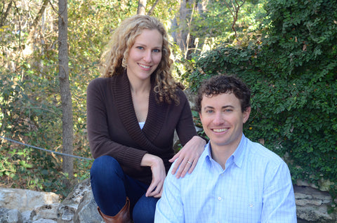 The Seaweed Bath Co.'s founders Adam and Allison Grossman.