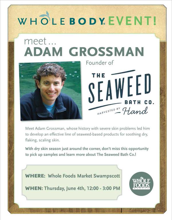 The Seaweed Bath Co.'s founders Adam Grossman.