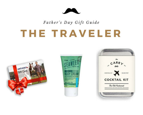 Father's day Gift Guide Gift Card And Mini Hydrating Soothing Body Cream Tube. The Seaweed Bath Co.