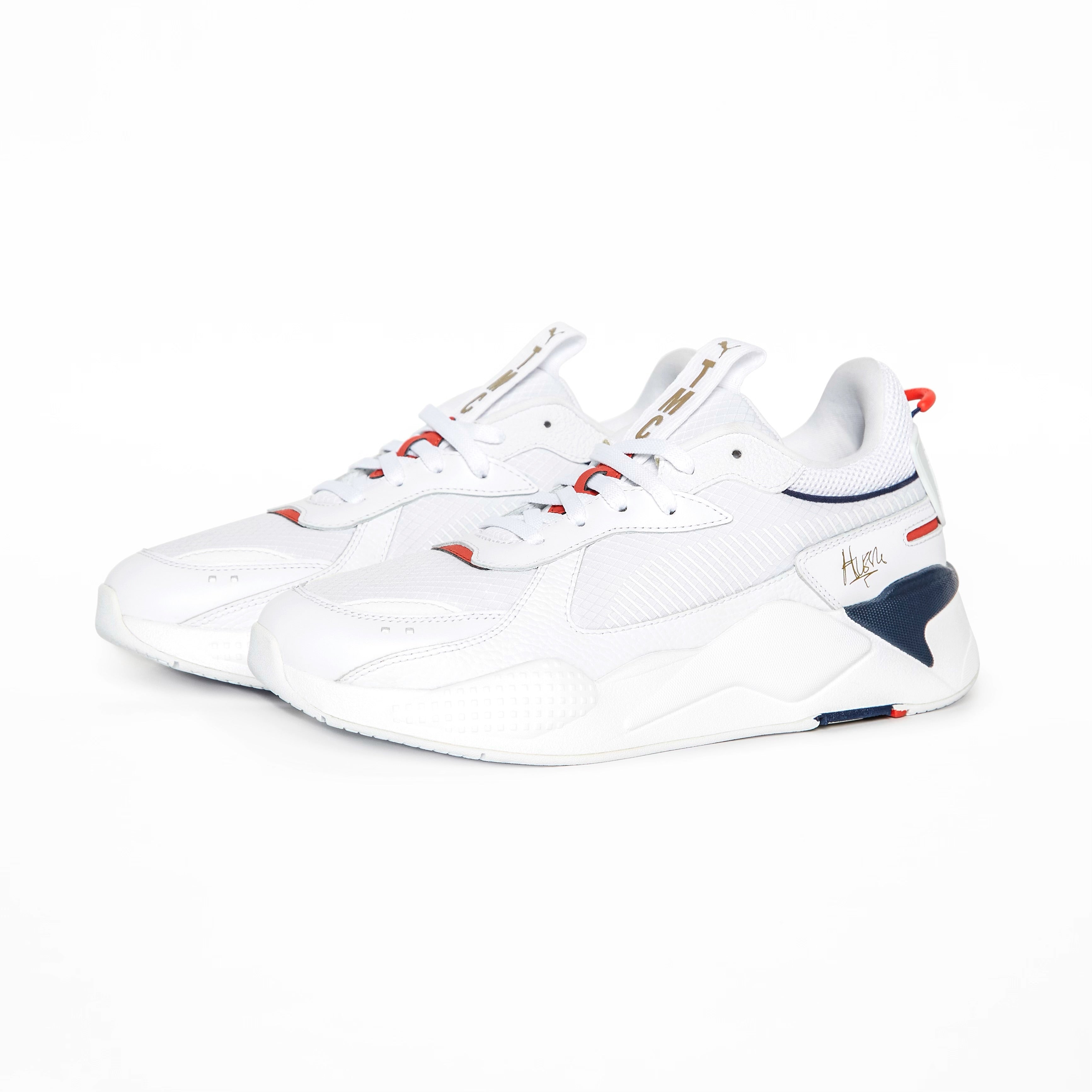 Escudero fenómeno Facturable PUMA x TMC RS-X - White/Navy – The Marathon Clothing