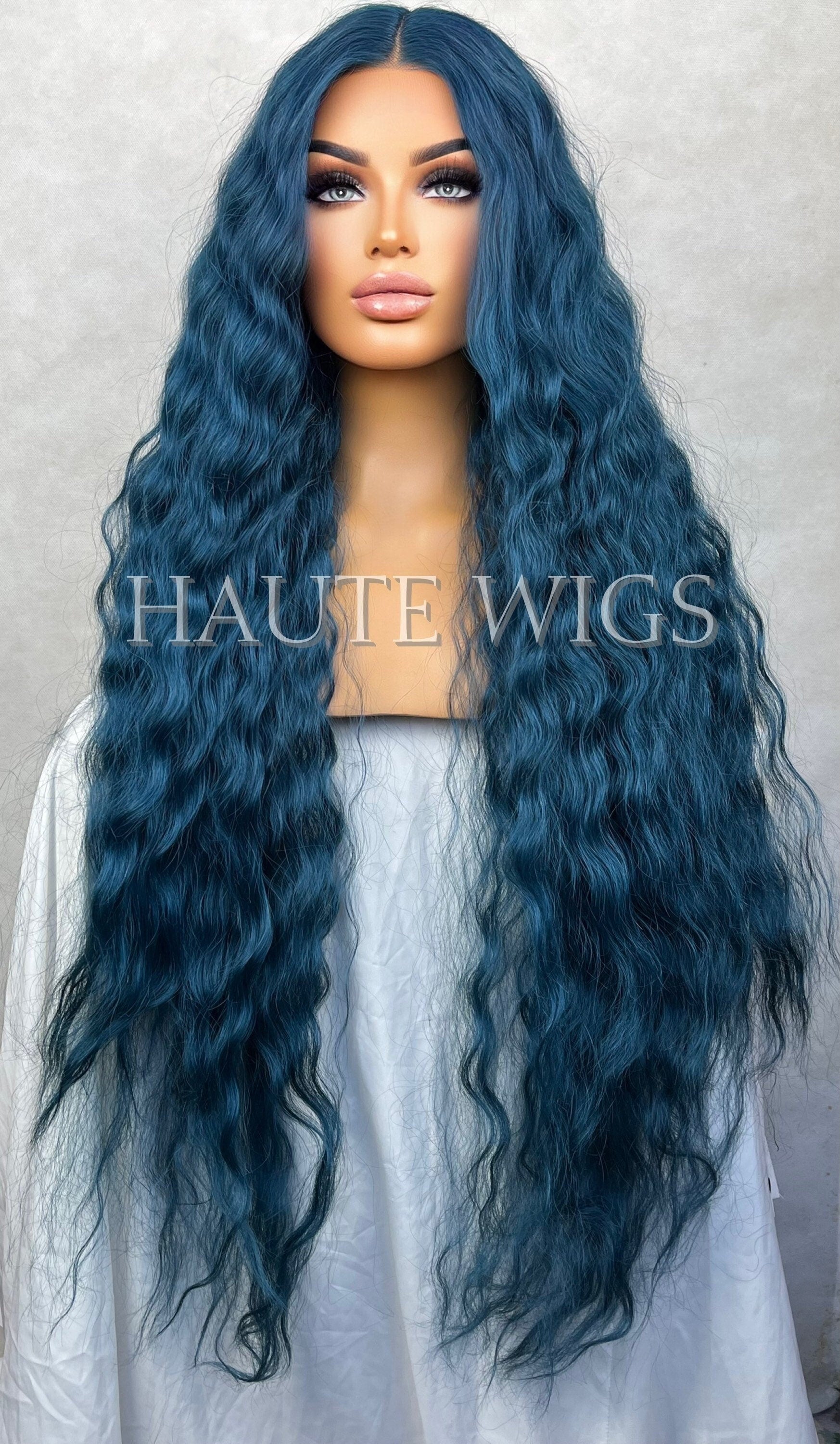 Poison Extra Long 42 Inches Lace Front Human Hair Womens Wig Ladies Wa –  Haute Wigs