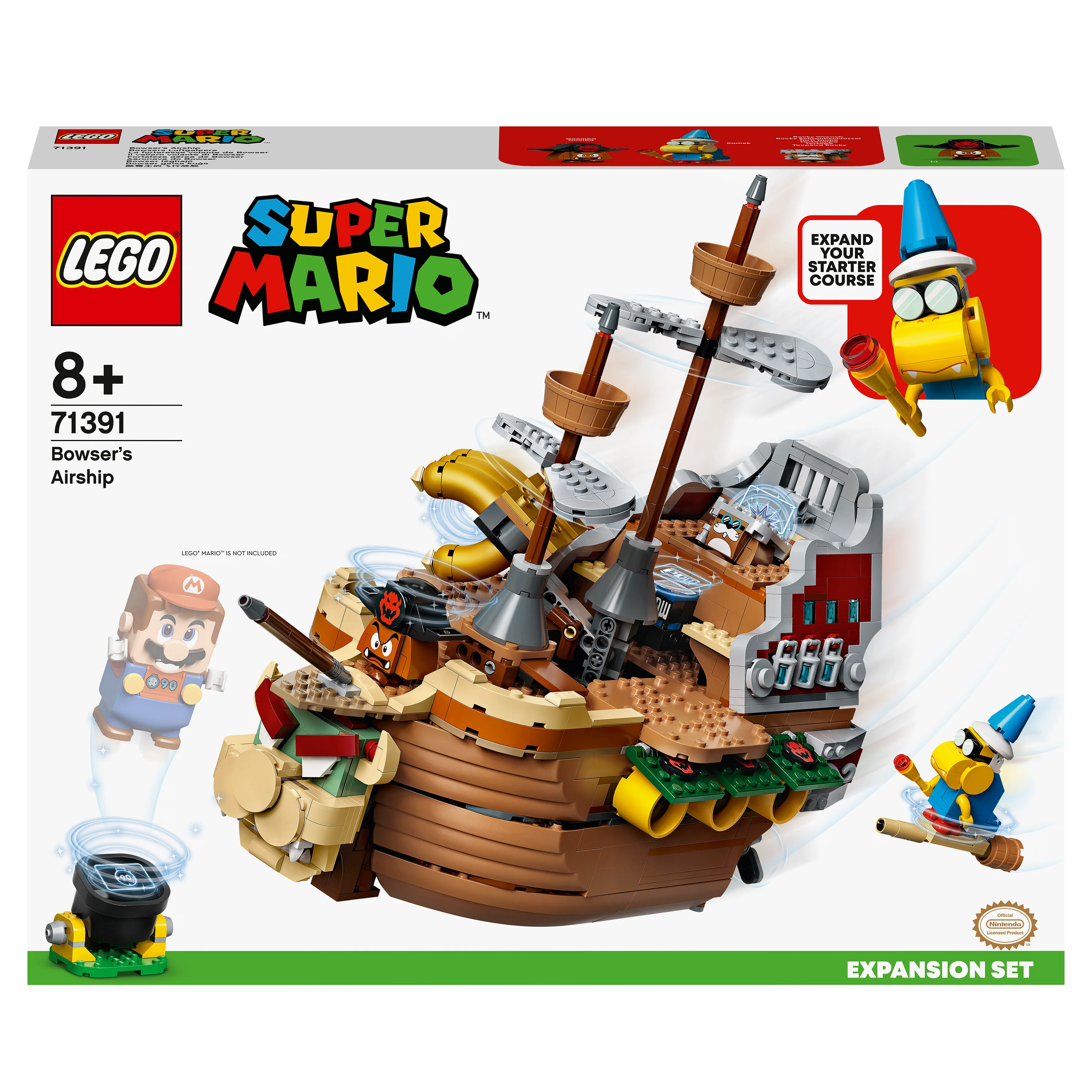 Banket schuintrekken Jonge dame Expansion: Bowser's Airship - LEGO Super Mario – Brugs Brickhouse