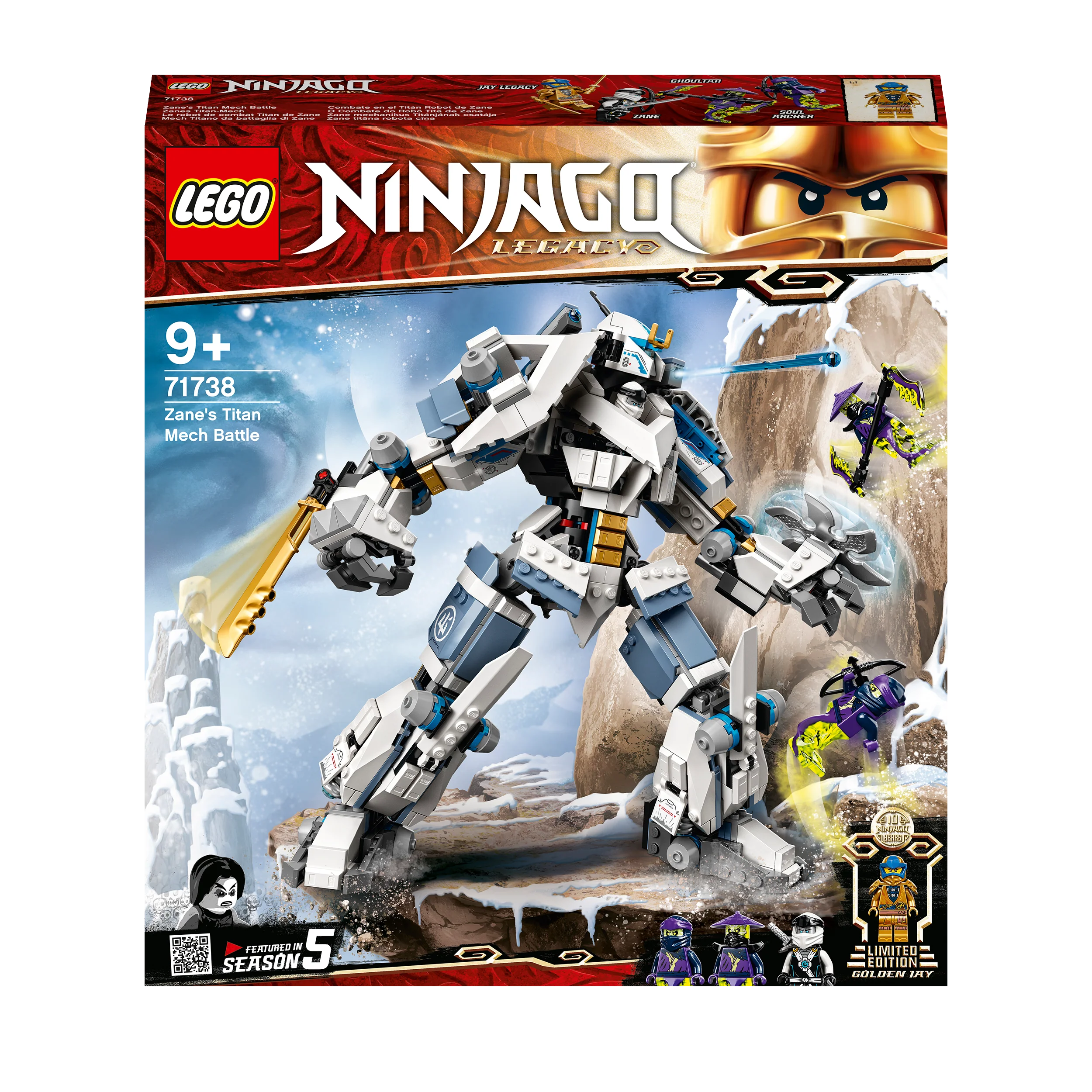 mixer Keuze In het algemeen Zane's Titanium Mecha Duel - LEGO Ninjago – Brugs Brickhouse