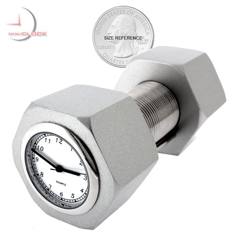 Nut & Bolt Mini Clock