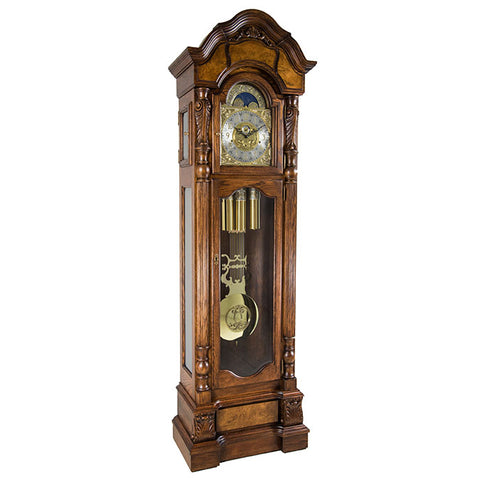 Hermle Anstead Grandfather in Dark Oak