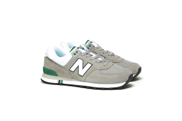 new balance 574 marblehead with team forest green