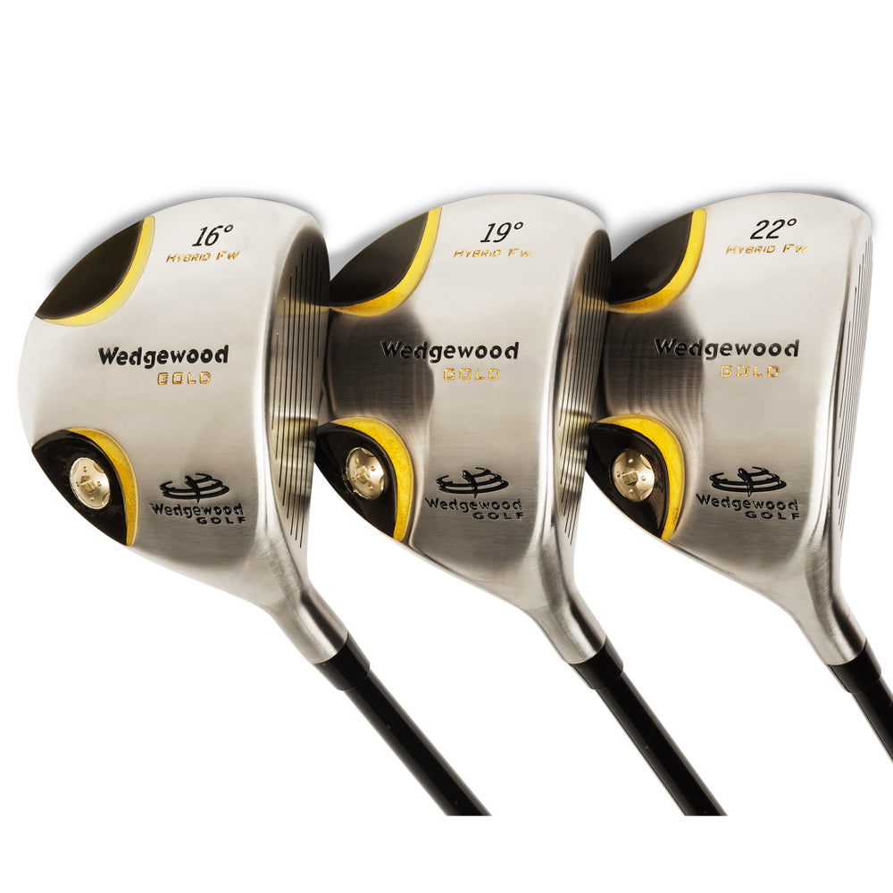 Tía sirena Jajaja Gold Series Fairway Hybrid Set | Wedgewood Golf