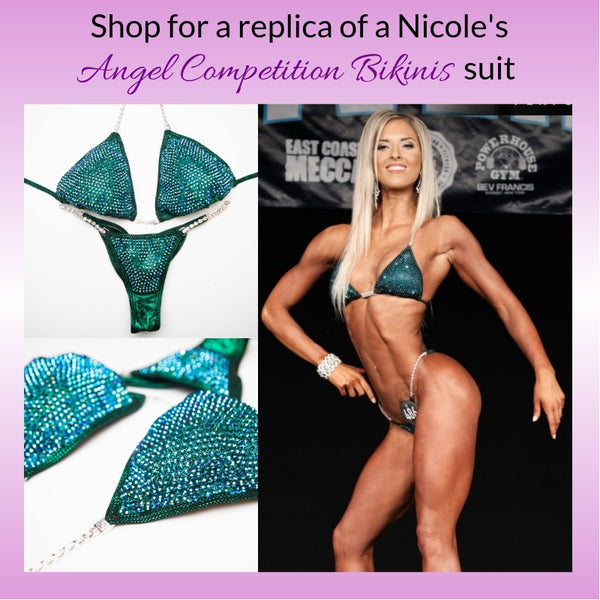Angel Competition Bikinis Sponsored Athlete Nicole Ferrier NPC Bikini IFBB Bikini Suits