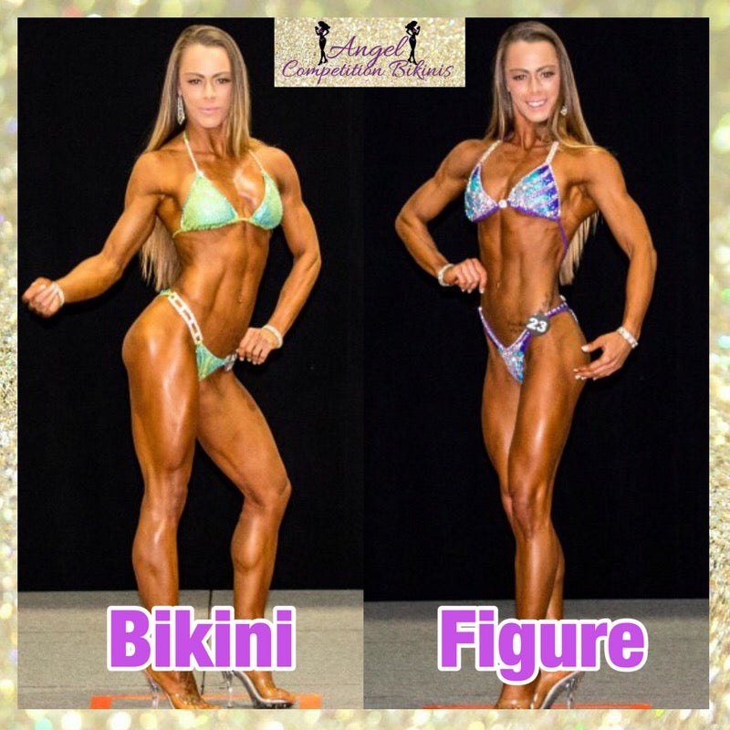 Difference between NPC Figure Division and NPC Bikini Division Competition Suits