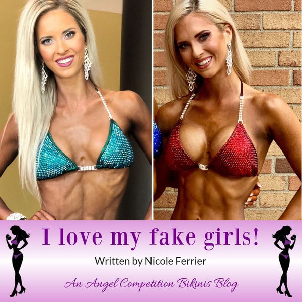 Angel Competition Bikinis I love my Fake girls npc bikini IFBB bikini suit