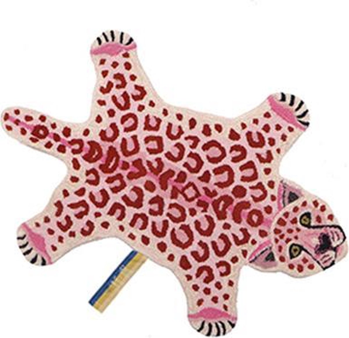 Ga naar het circuit klein geweten Doing goods Vloerkleed Pink leopard - 90 x 150 cm – beaubybo