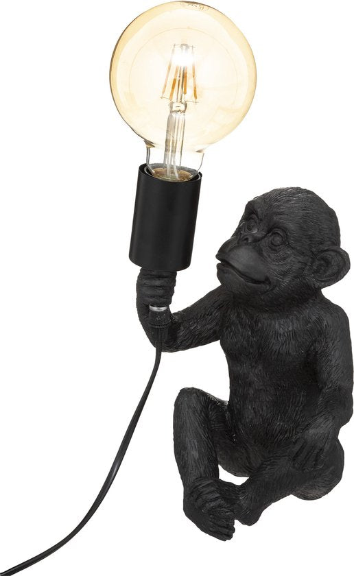 Black Monkey Tafellamp - - - Zwart - E27 – beaubybo