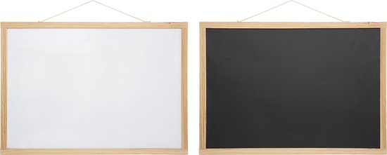 Booth nakomelingen Tol 2 in 1 Krijt en whiteboard - Krijtbord - 76 x 2 x H54 CM - Kinderdecor –  beaubybo