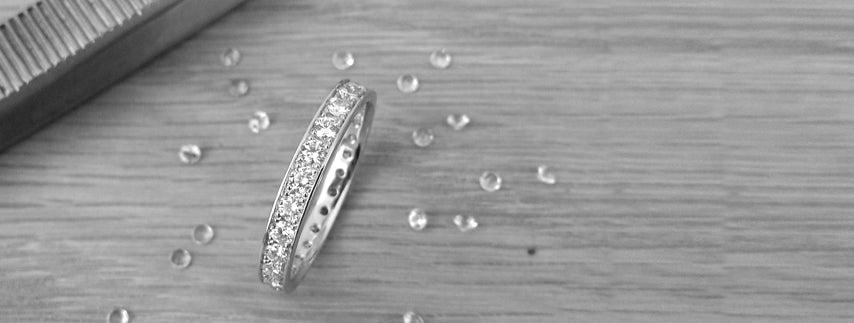 diamond set ring