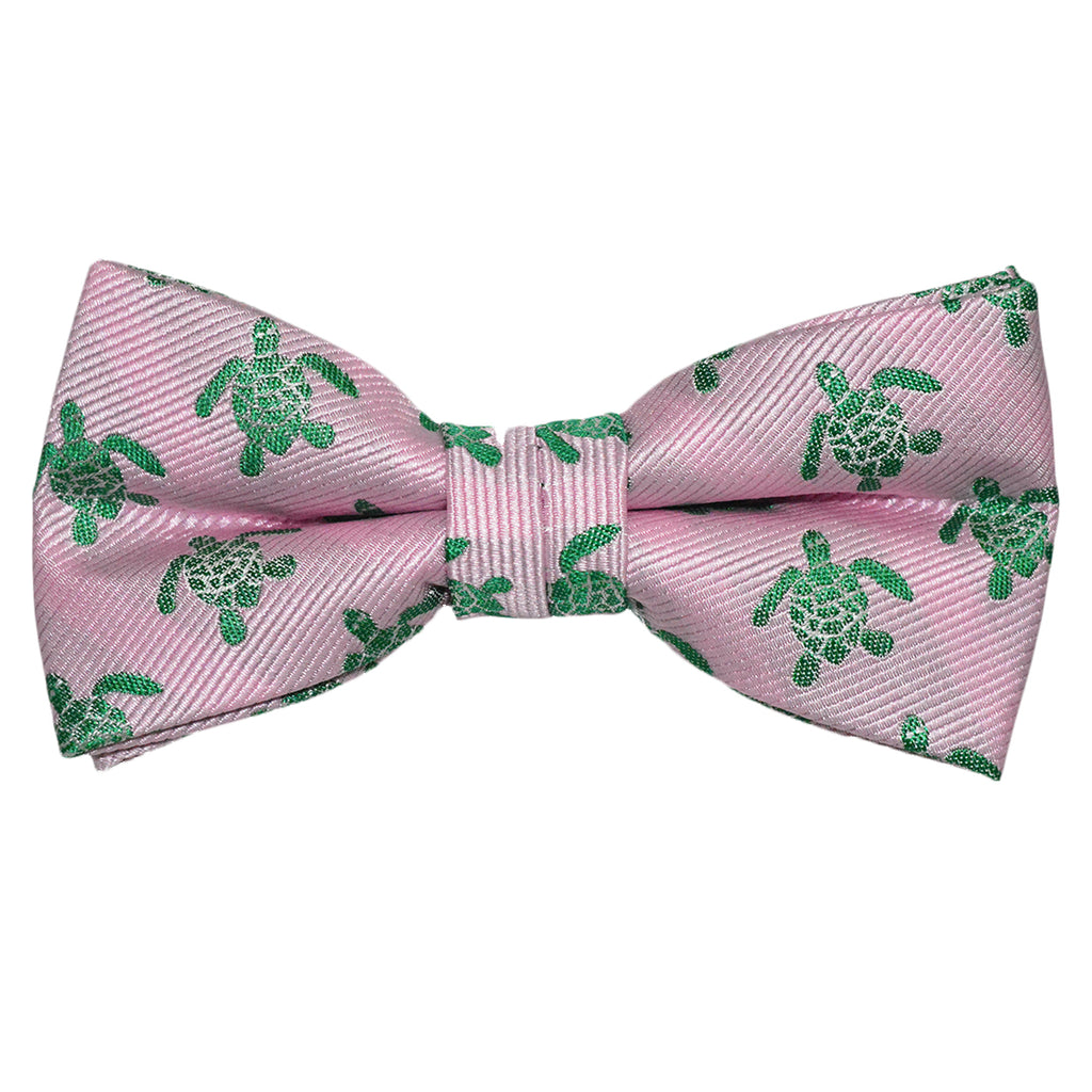 pink and green tie