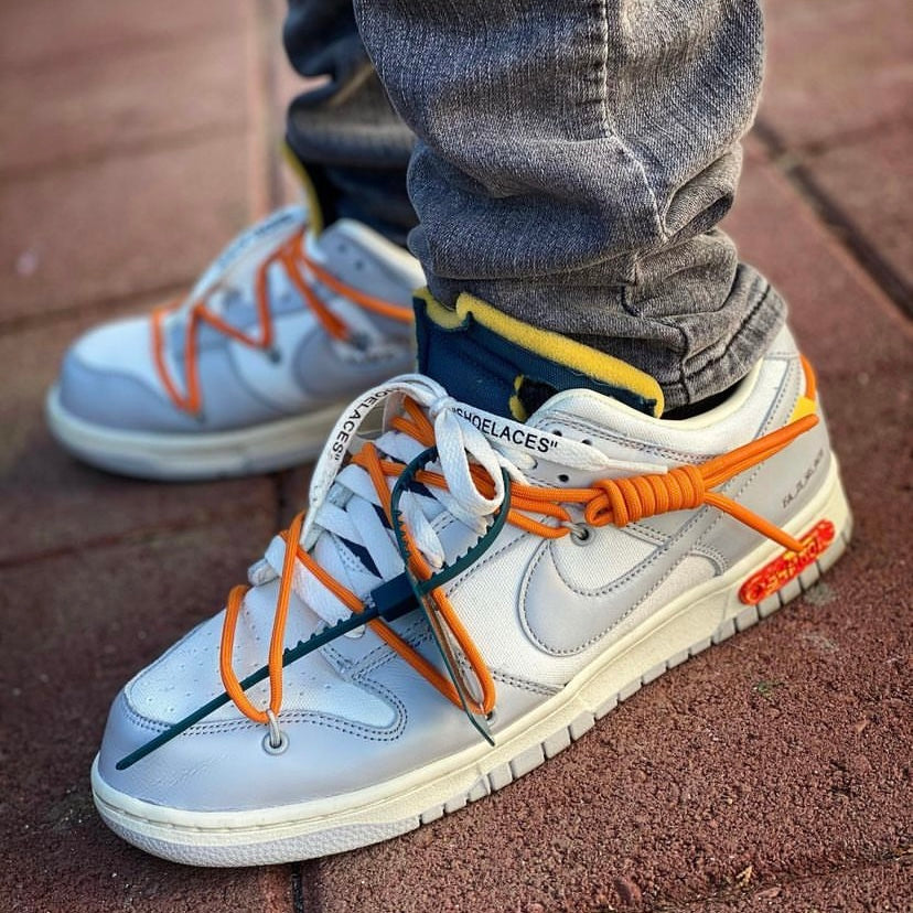 Honestidad Larry Belmont Trampolín Nike Dunk Low Off-White Lot 44 Request – Justshopyourshoes