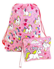 unicorn drawstring bag