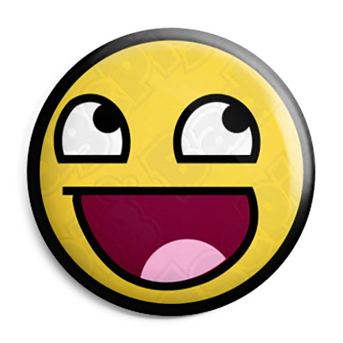 4Chan - Awesome Smiley - Internet Button Badge