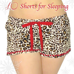 Leopard shorts
