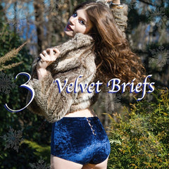 Velvet briefs