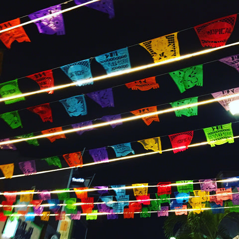Mexican flags