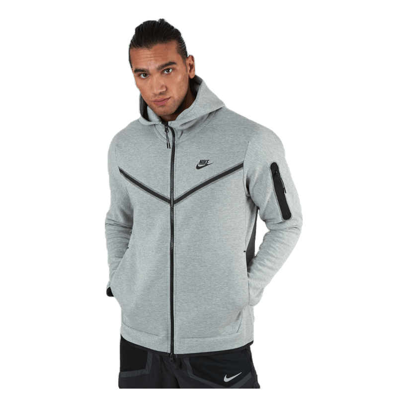 Sportswear Tech Fleece Men's Full-Zip Hoodie GREY HEATHER/BLACK –