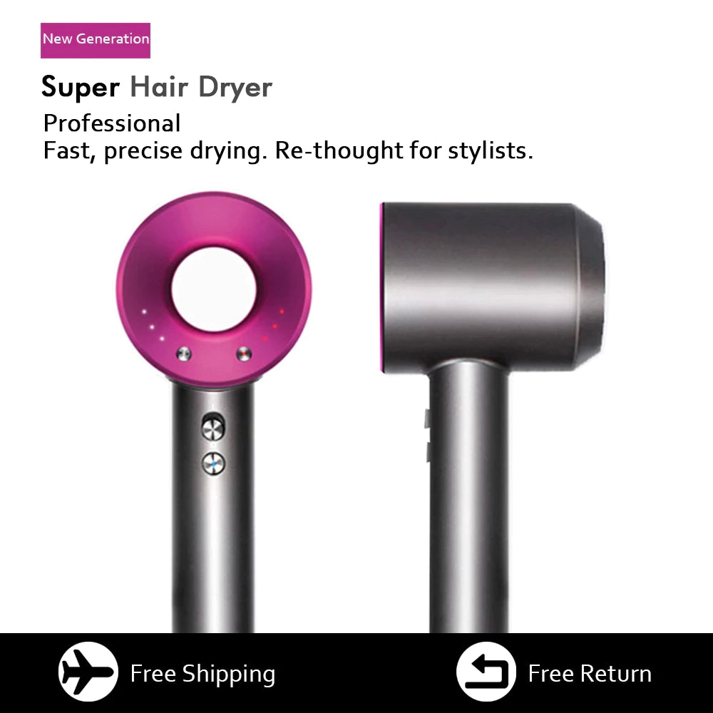 New Professional Hair Dryer With Flyaway Attachment Salon Style Tool –  BeautyBonuses
