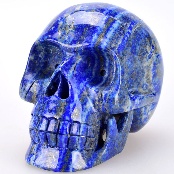 lapis lazuli skull