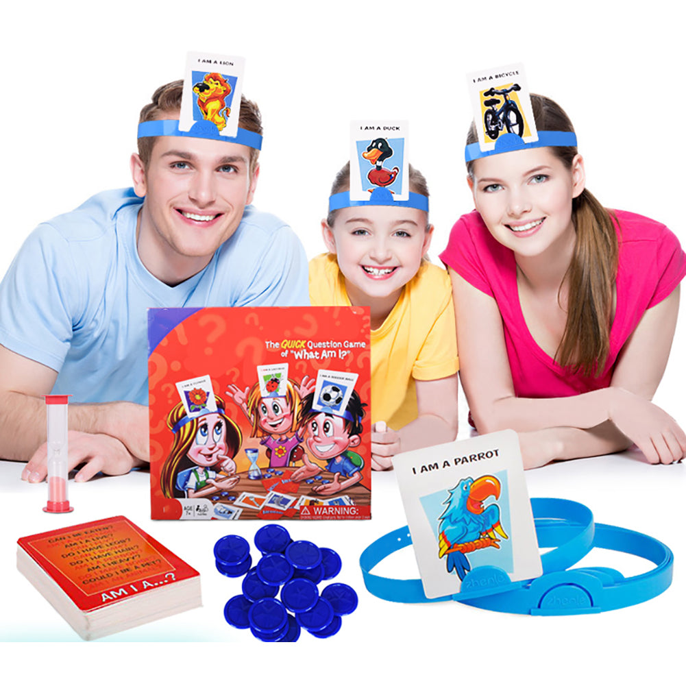 Kids Funny Cards Board Game Toy Guess Who I Am Game Family