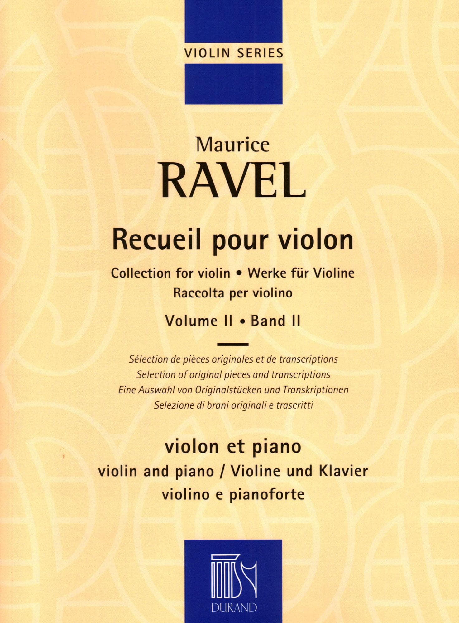 Ravel Violin Sheet &