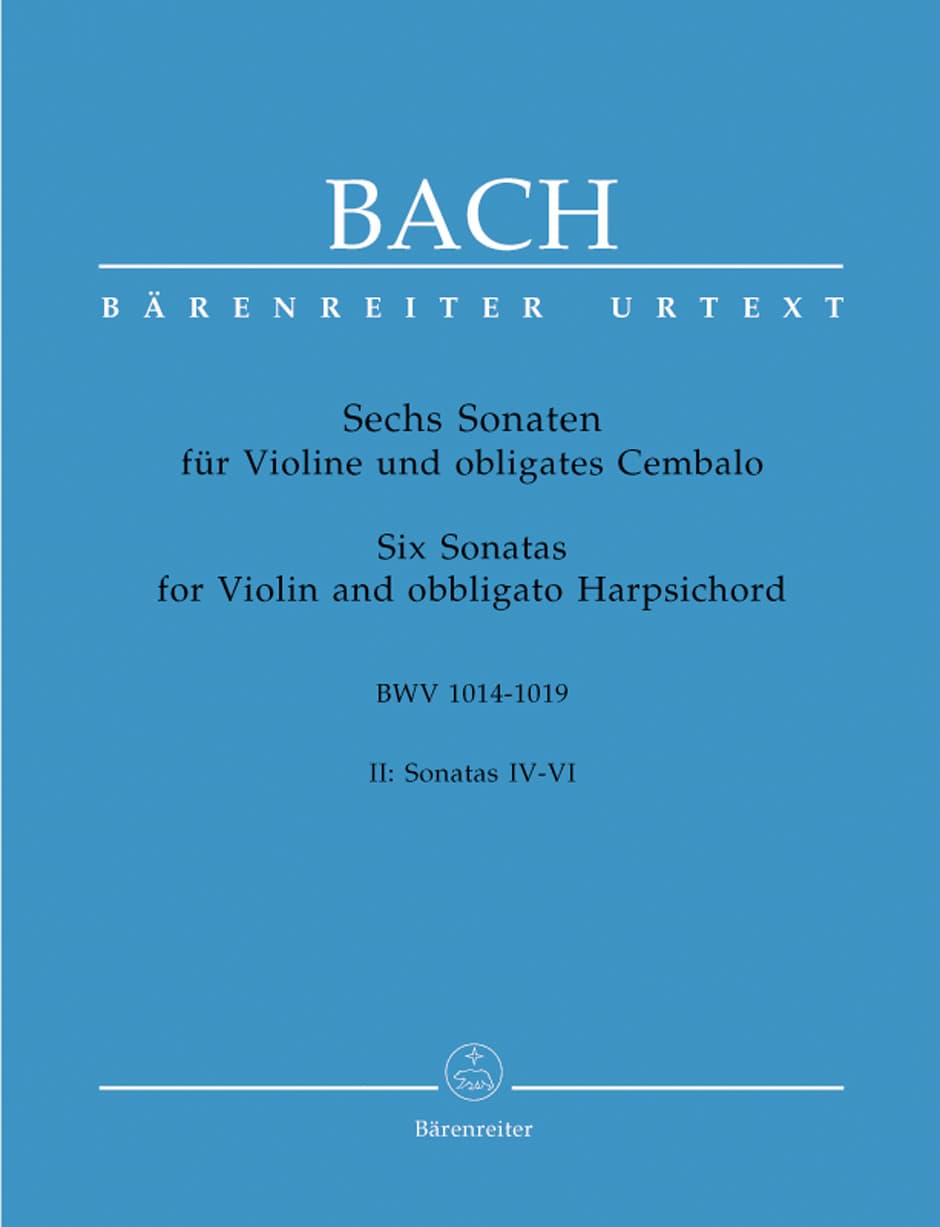 Takke Sig til side uld Bach Sonatas for Violin & Piano Sheet Music