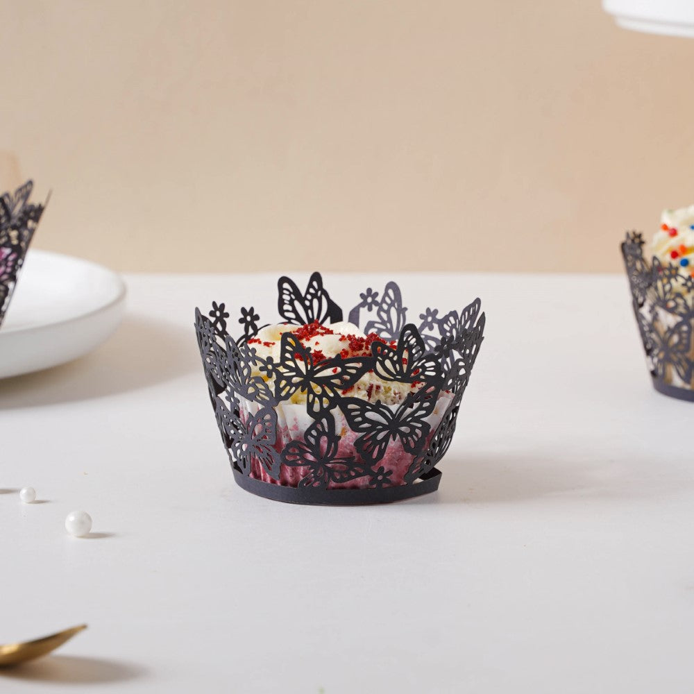 butterfly lace cupcake wrappers