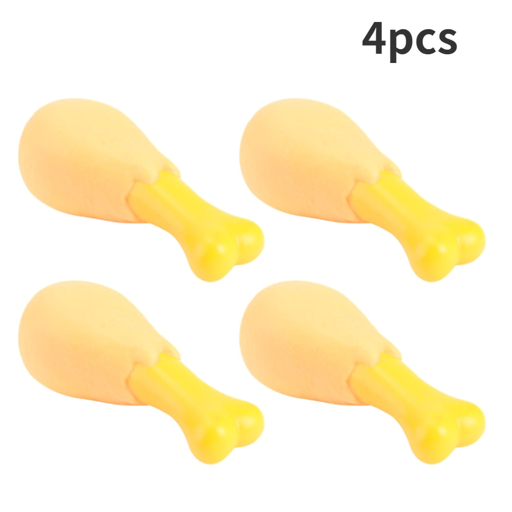 Pet Dog Toy Rubber Chicken Leg