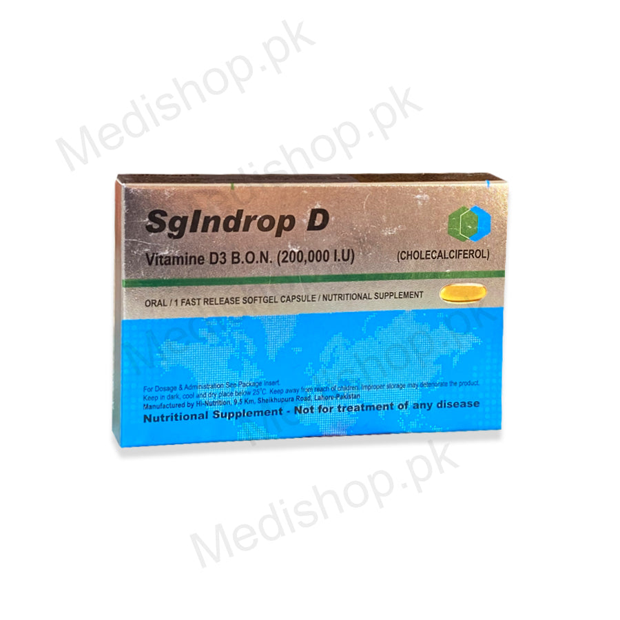 Sgindrop D Softgel Capsule Medishoppk 8042