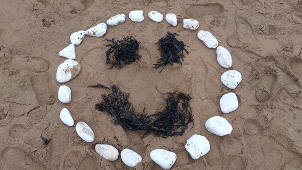 Smiley in the sand