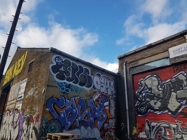 Hackney Wick graffiti tags