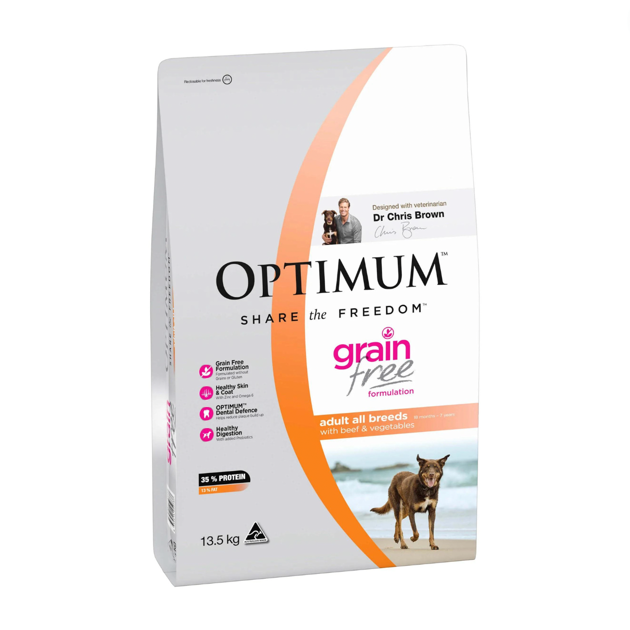 optimum grain free dog food