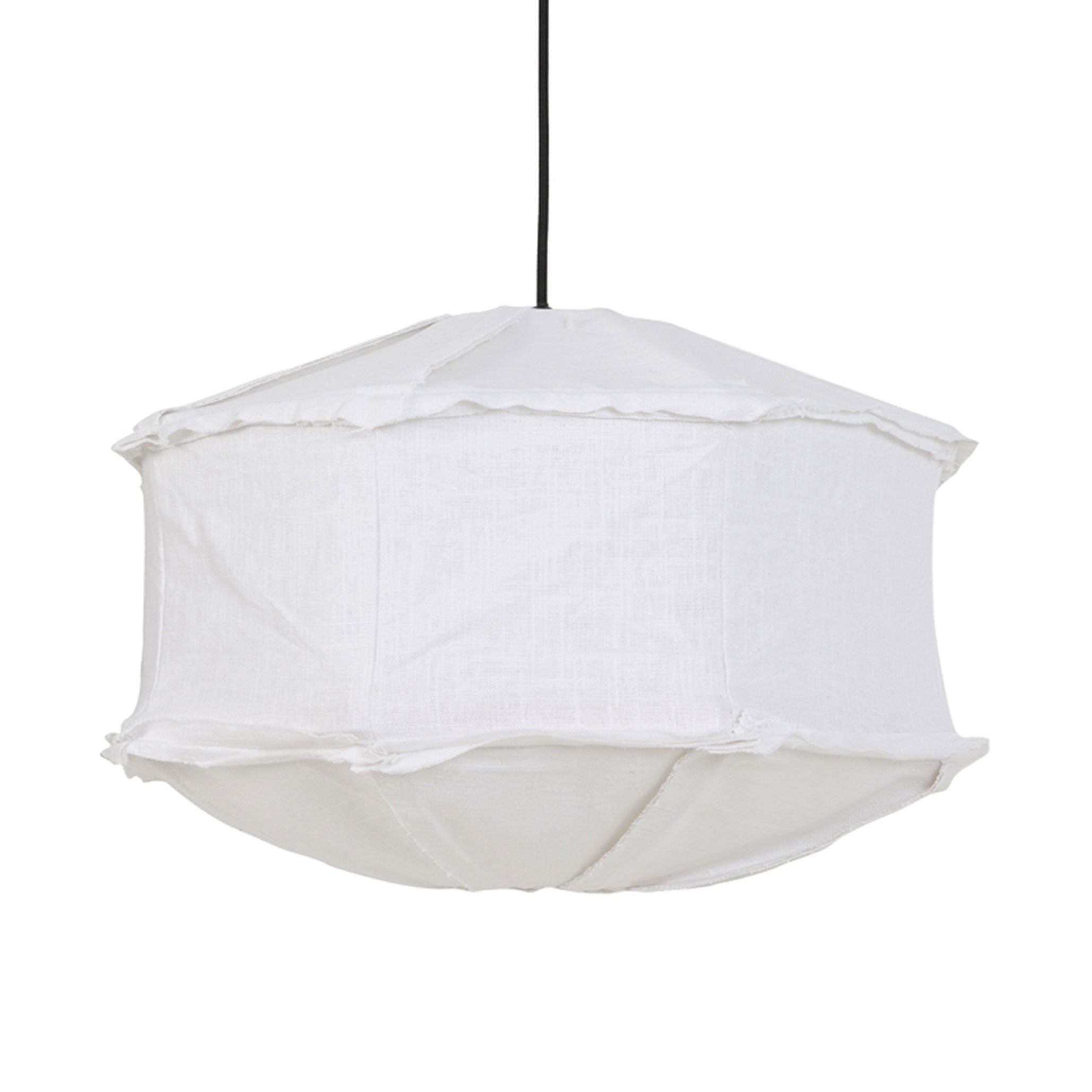 linen lantern pendant light