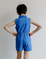 Noble Organic Tank Suit in French Blue