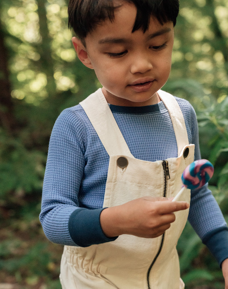 Noble Organic Overalls in Oat Milk