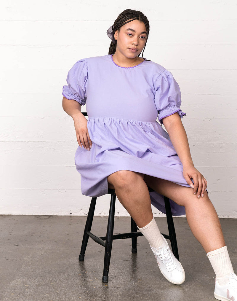 Noble Organic Adult Franny Dress in Lavender